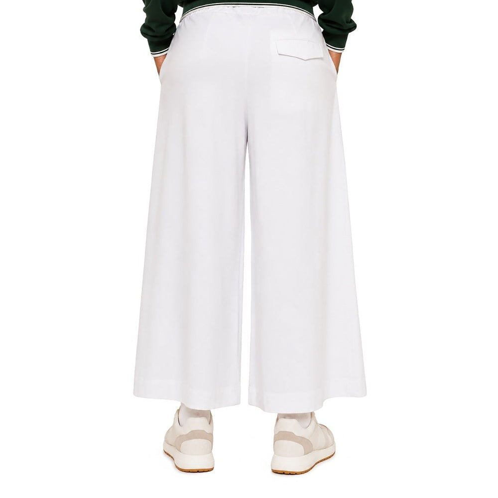 Polo Womens Millie Face Pique Pants In White