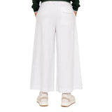 Polo Womens Millie Face Pique Pants In White