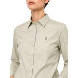 Polo Womens Jamie Long Sleeves Shirt In Cool Sage