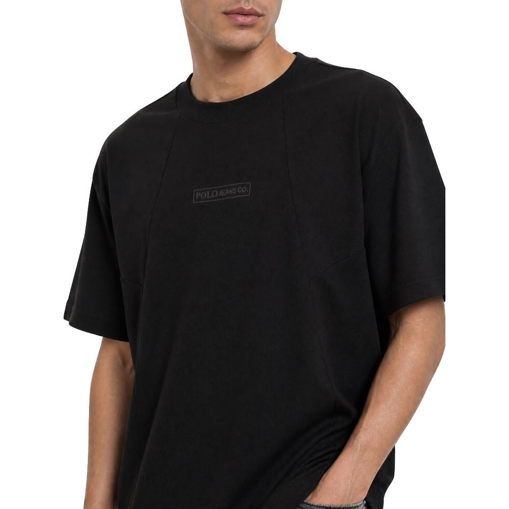 Polo Mens PJC Logo Short Sleeves T-Shirts In Black