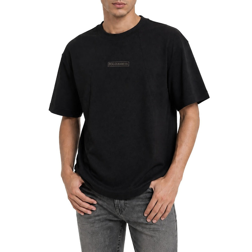 Polo Mens PJC Logo Short Sleeves T-Shirts In Black