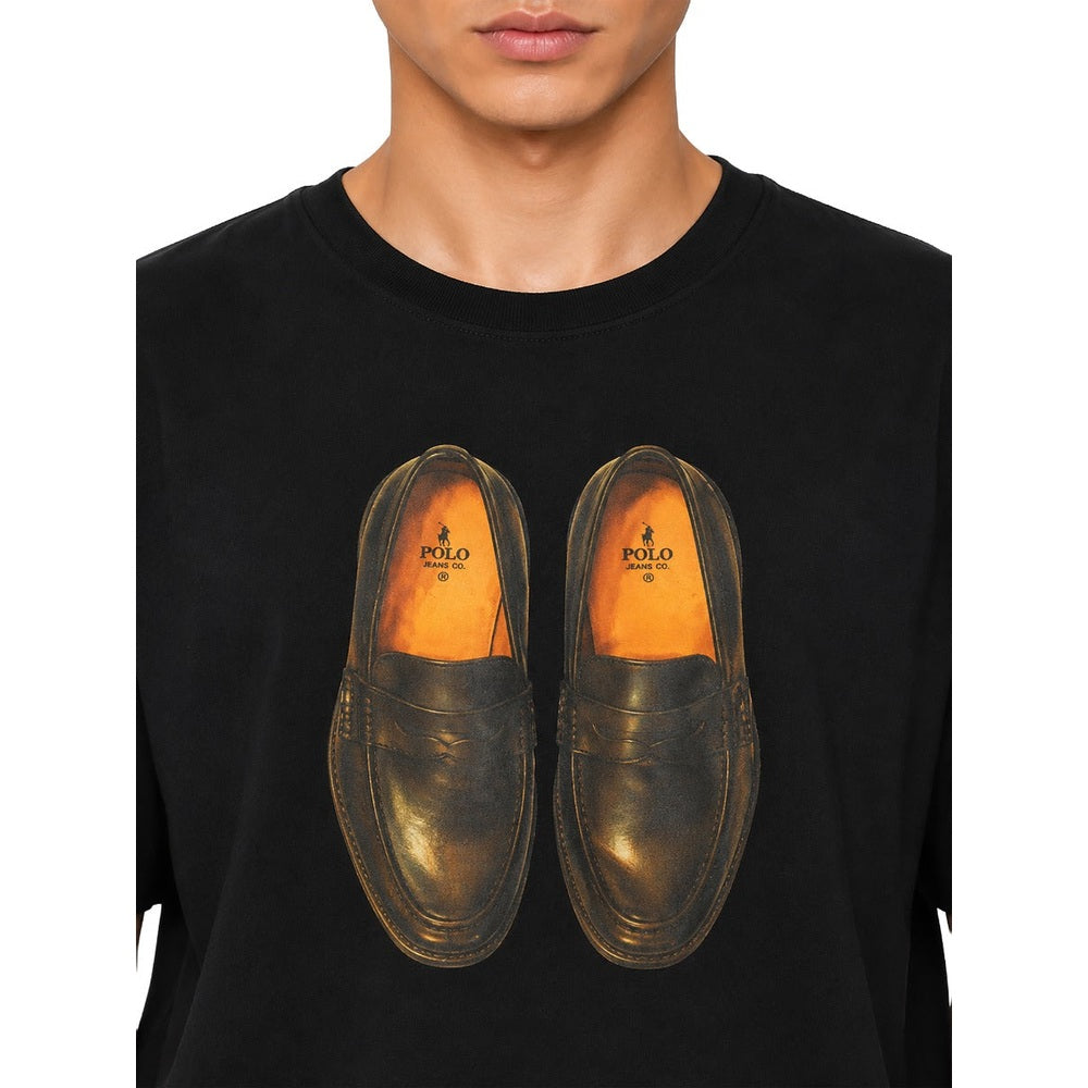 Polo Mens Loafer Logo T-Shirt In Black