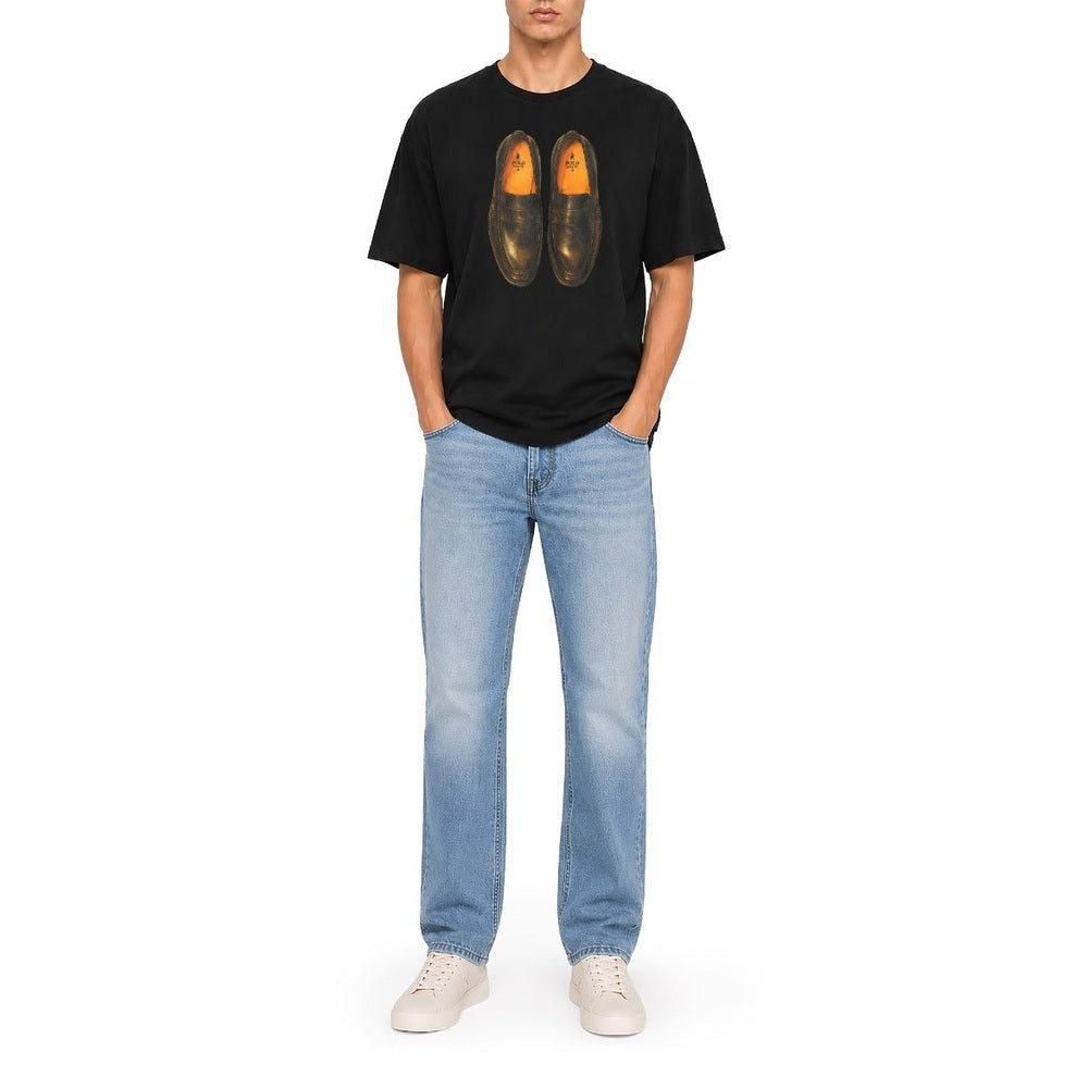 Polo Mens Loafer Logo T-Shirt In Black