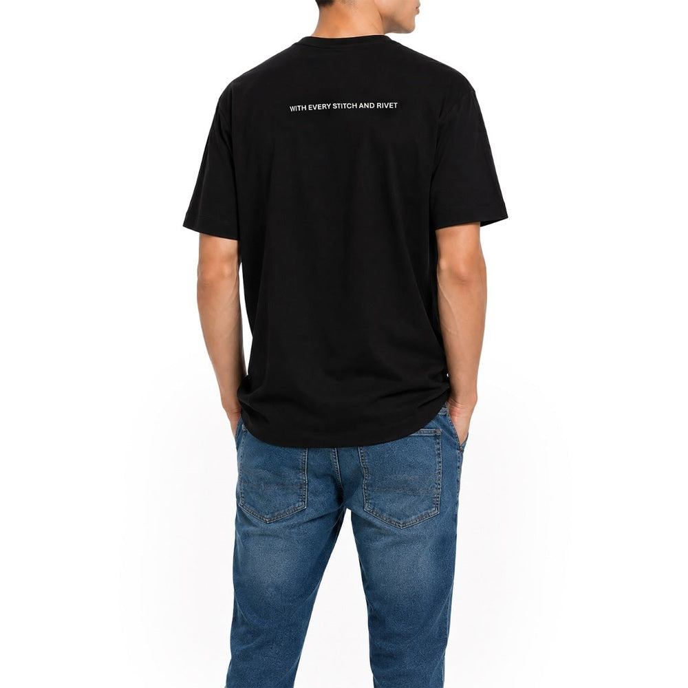 Polo Mens Flame Graphic T-Shirt In Black