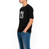 Polo Mens Flame Graphic T-Shirt In Black