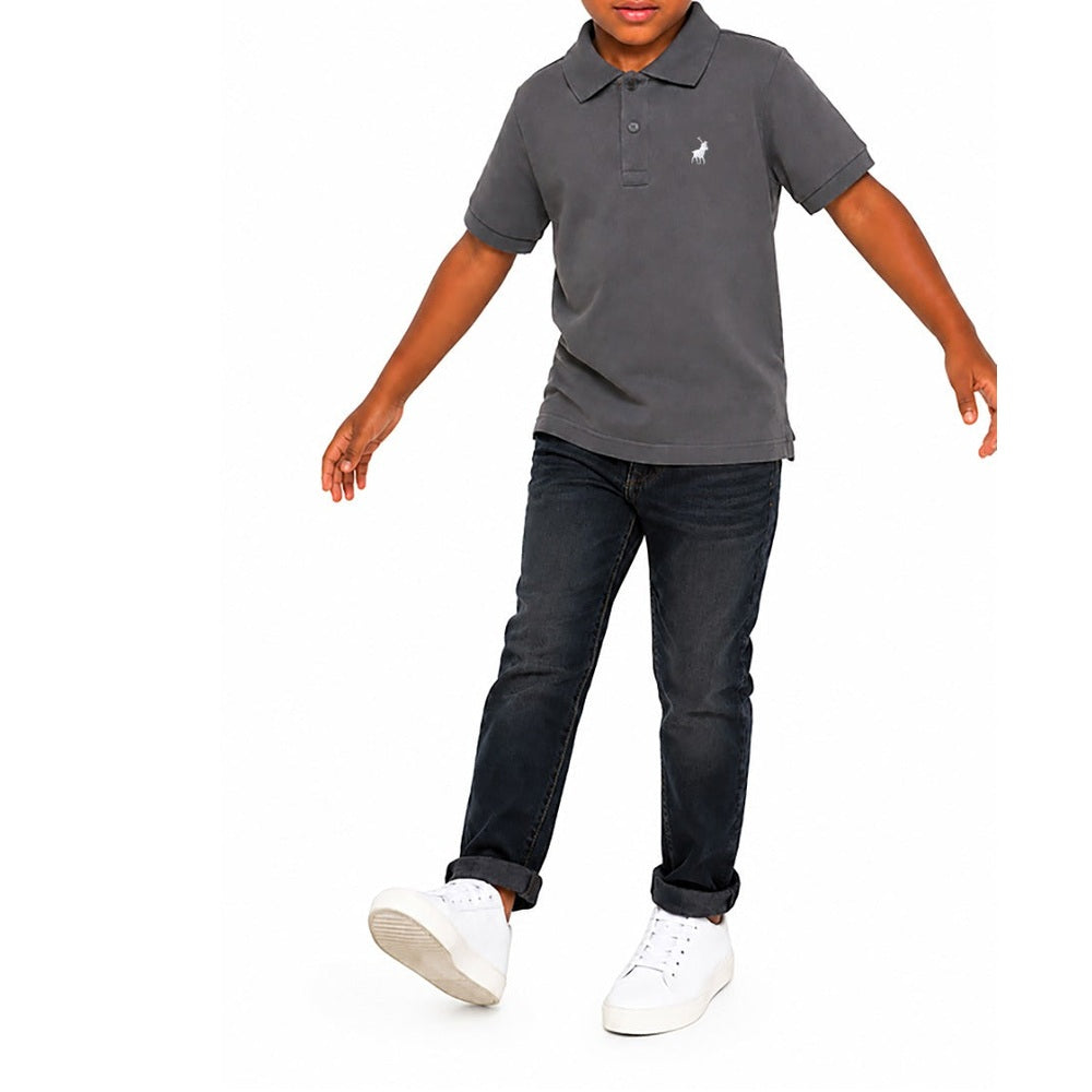 Polo Boys Austin Golfer In Gunmetal