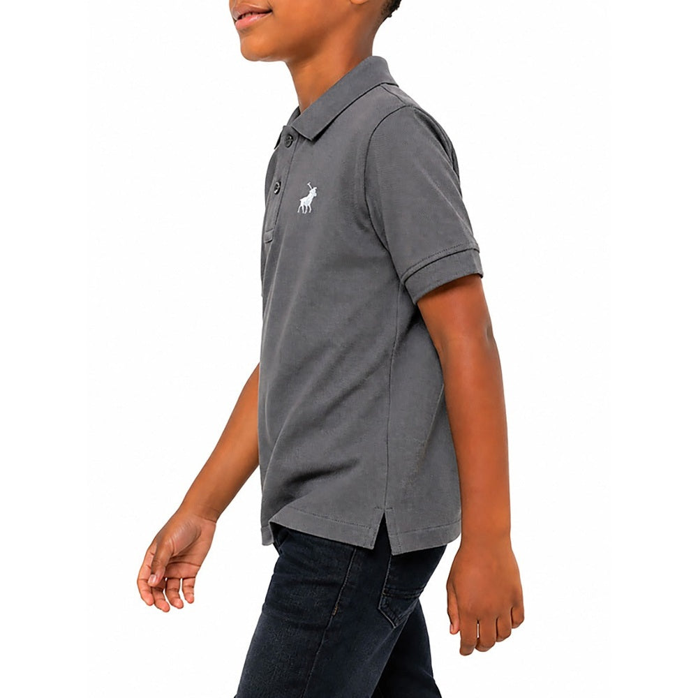 Polo Boys Austin Golfer In Gunmetal