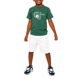 Polo Boys Alistair Printed Sport Short Sleeves T-Shirt In Green - S