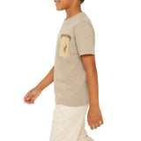 Polo Boys Mpho Patched Pocket T-Shirt In Fog