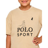 Polo Girls Ellie Sport Short Sleeve T-Shirt In Desert