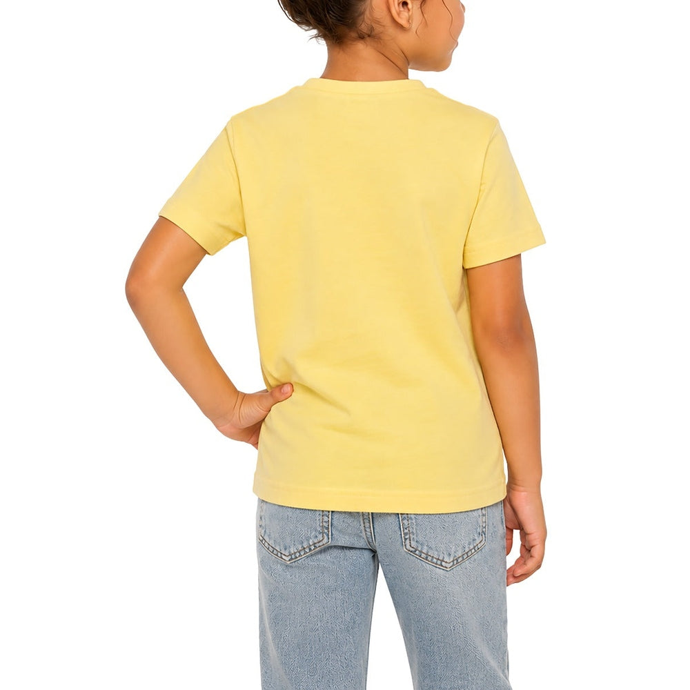 Polo Girls Asha Photo Printed Short Sleeves T-Shirt In Yellow