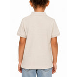 Polo Girls Nina Short Sleeve Golfer In Stone