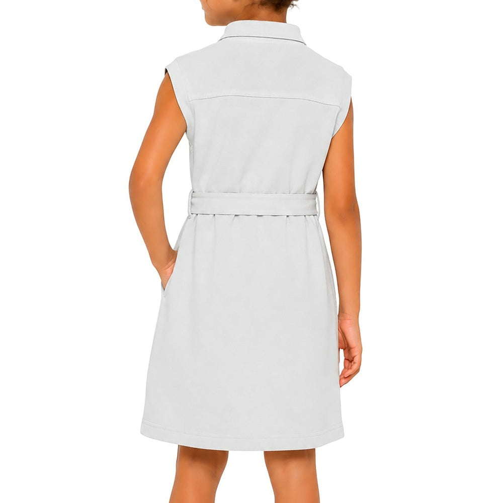 Polo Girls Daniela Applique Golfer Dress In Blue