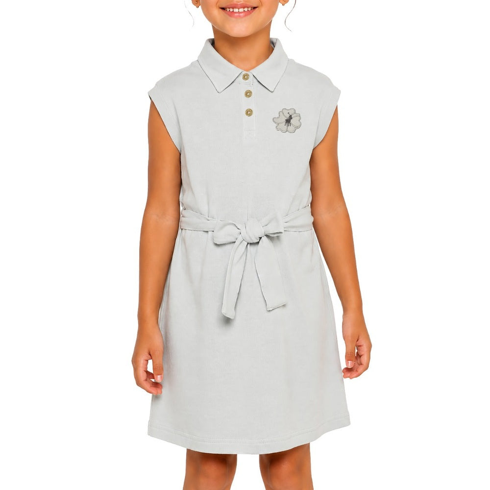 Polo Girls Daniela Applique Golfer Dress In Blue