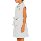 Polo Girls Daniela Applique Golfer Dress In Blue
