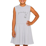 Polo Girls Jordan Rope Sleeveless Dress In Ice Blue