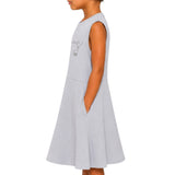Polo Girls Jordan Rope Sleeveless Dress In Ice Blue