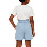 Polo Girls Anna Chambray Shorts In Light Wash