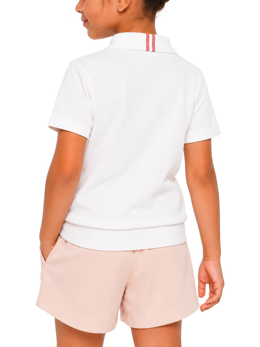 Polo Girls Madison Short In Pink