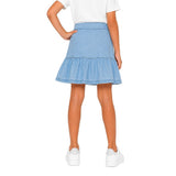 Polo Girls Anna Chambray Skirt In Light Wash
