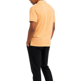 Polo Mens Essential Pique Short Sleeves Golfer In Peach