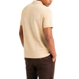 Polo Mens Essential Pique Short Sleeves Golfer In Camel