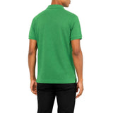 Polo Mens Essential Pique Short Sleeves Golfer In Dark Green