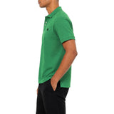 Polo Mens Essential Pique Short Sleeves Golfer In Dark Green