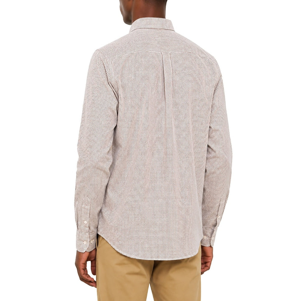 Polo Mens Diamonond Geo Shirt In Stone