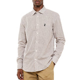 Polo Mens Diamonond Geo Shirt In Stone