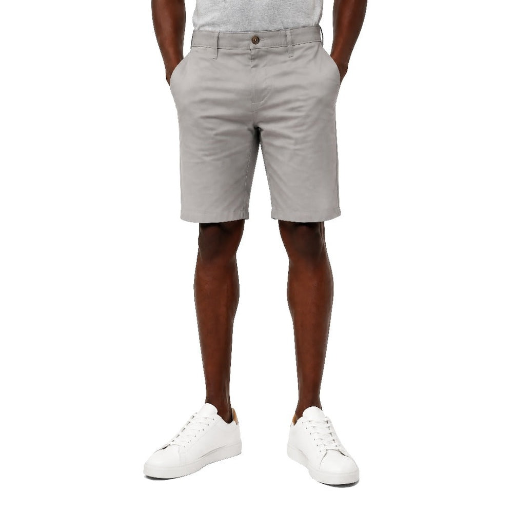 Polo Mens Essential Cotton Chino Shorts In Light Grey