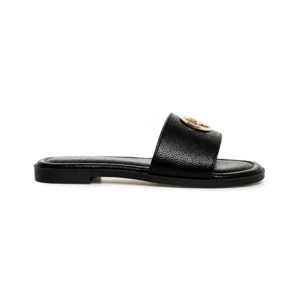 Polo Womens Circle Trim Slide In Black