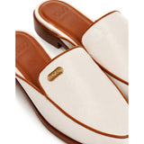 Polo 0078858 Womens Textured Mule Shoes Tan White
