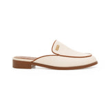 Polo 0078858 Womens Textured Mule Shoes Tan White