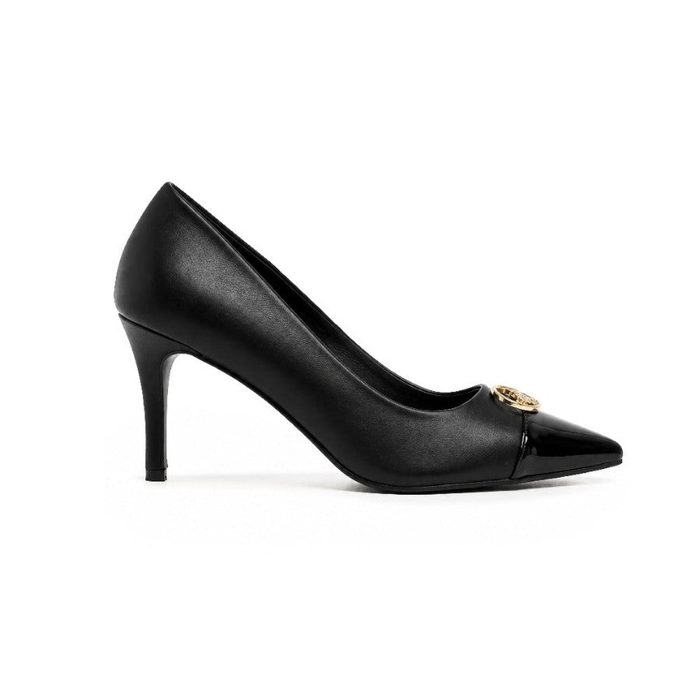 Polo Womens Classic Circle Court Heels In Black