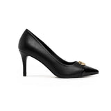 Polo Womens Classic Circle Court Heels In Black