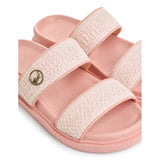 Polo 0079051 Kids Raffia Moulded Trim Sandals Light Pink