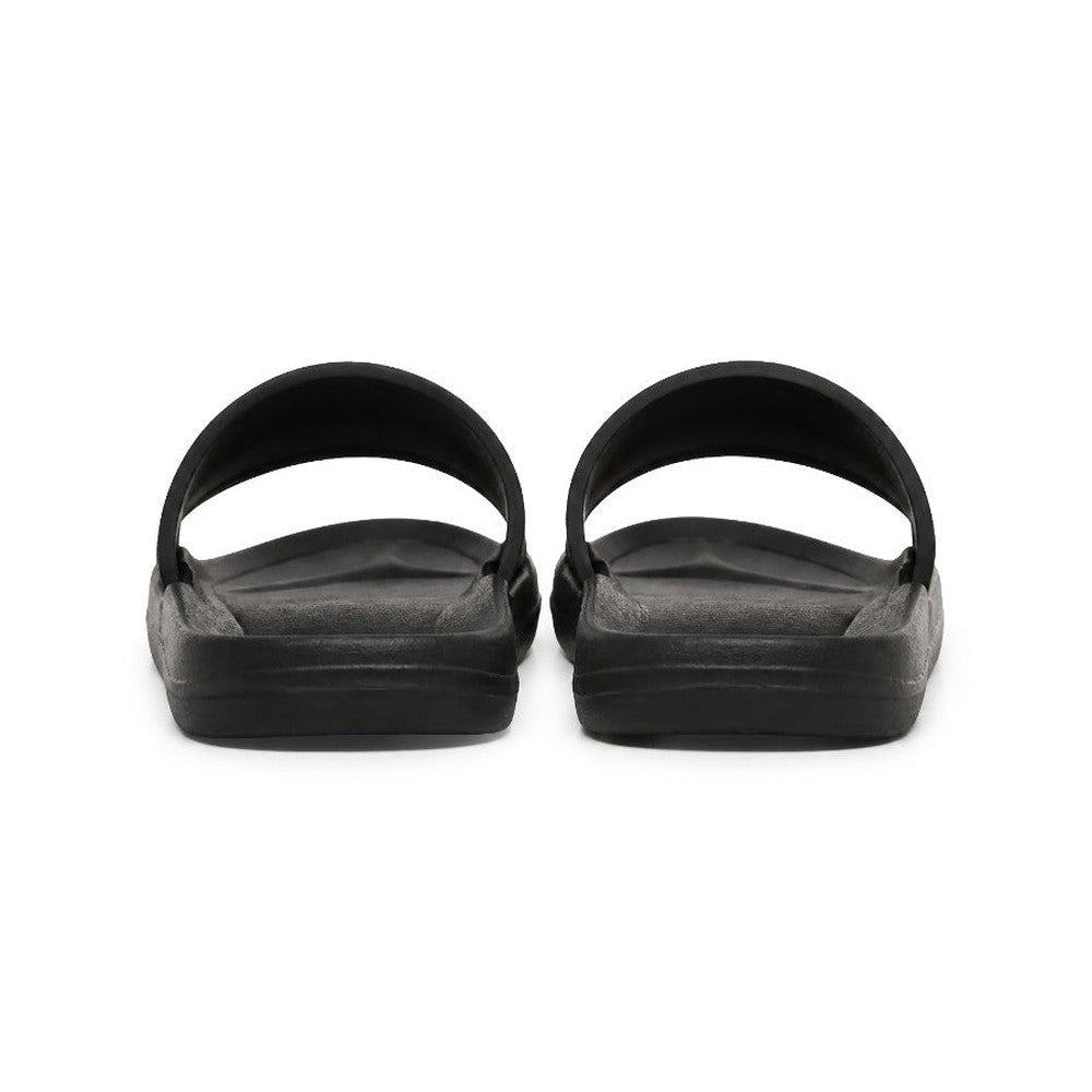 Polo Boys Pony Moulded Pool Sandals In Black