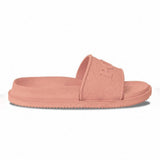 Polo Girls Monogram Moulded Pool Slides In Pink