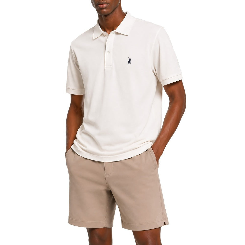 Polo Mens Sport Shrt Sleeve Performance Golfer In White