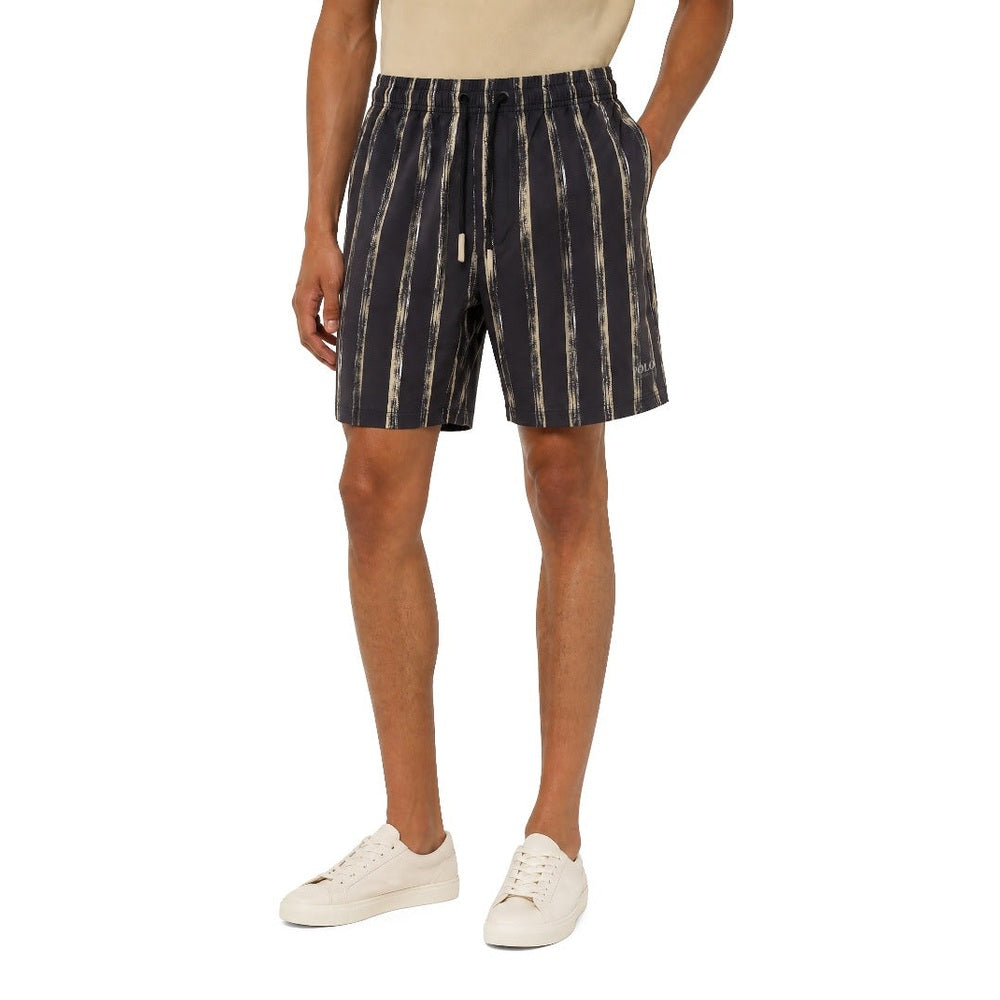 Polo Mens Sport Beach Shorts In Black Brown