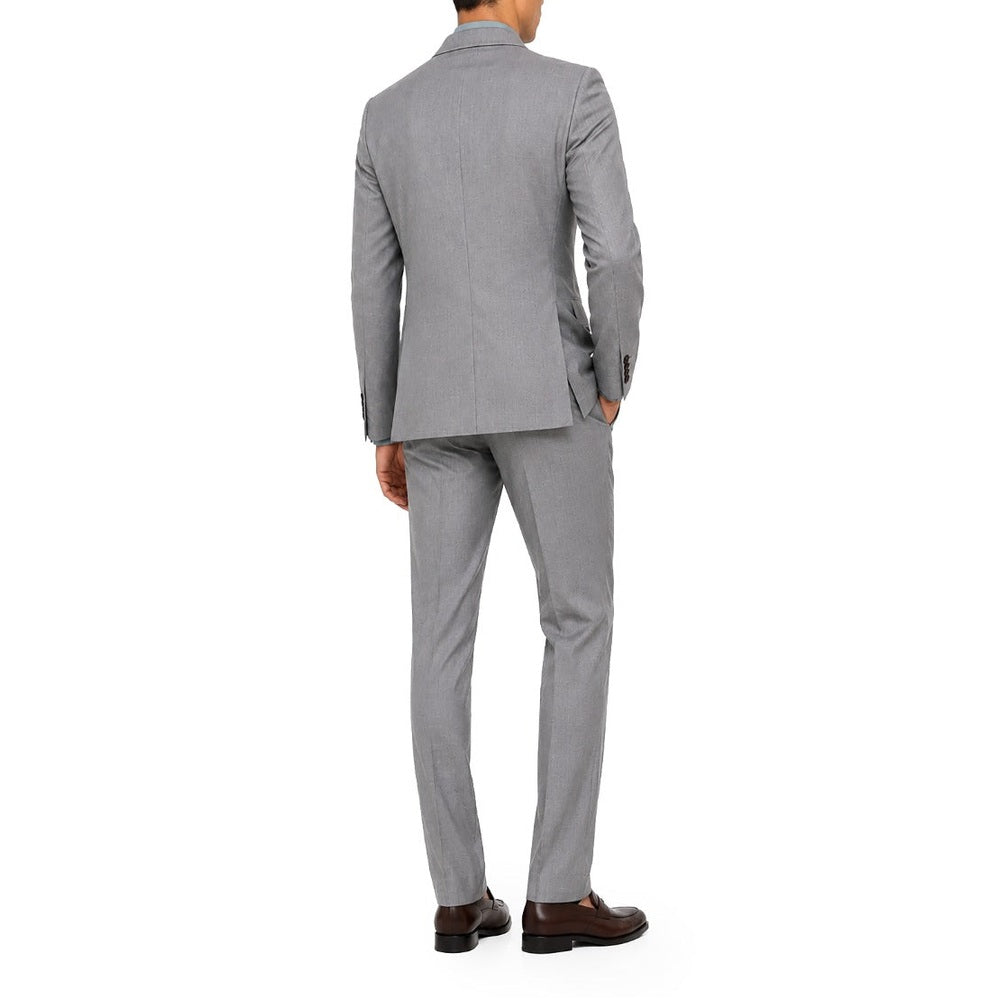 Polo Mens Custom Fit Suit In Grey