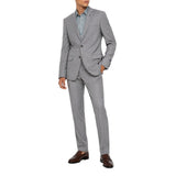 Polo Mens Custom Fit Suit In Grey