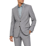 Polo Mens Custom Fit Suit In Grey