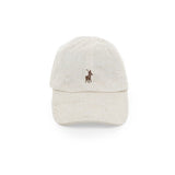Polo Mens 6 Panel Linen Peak Cap In Stone