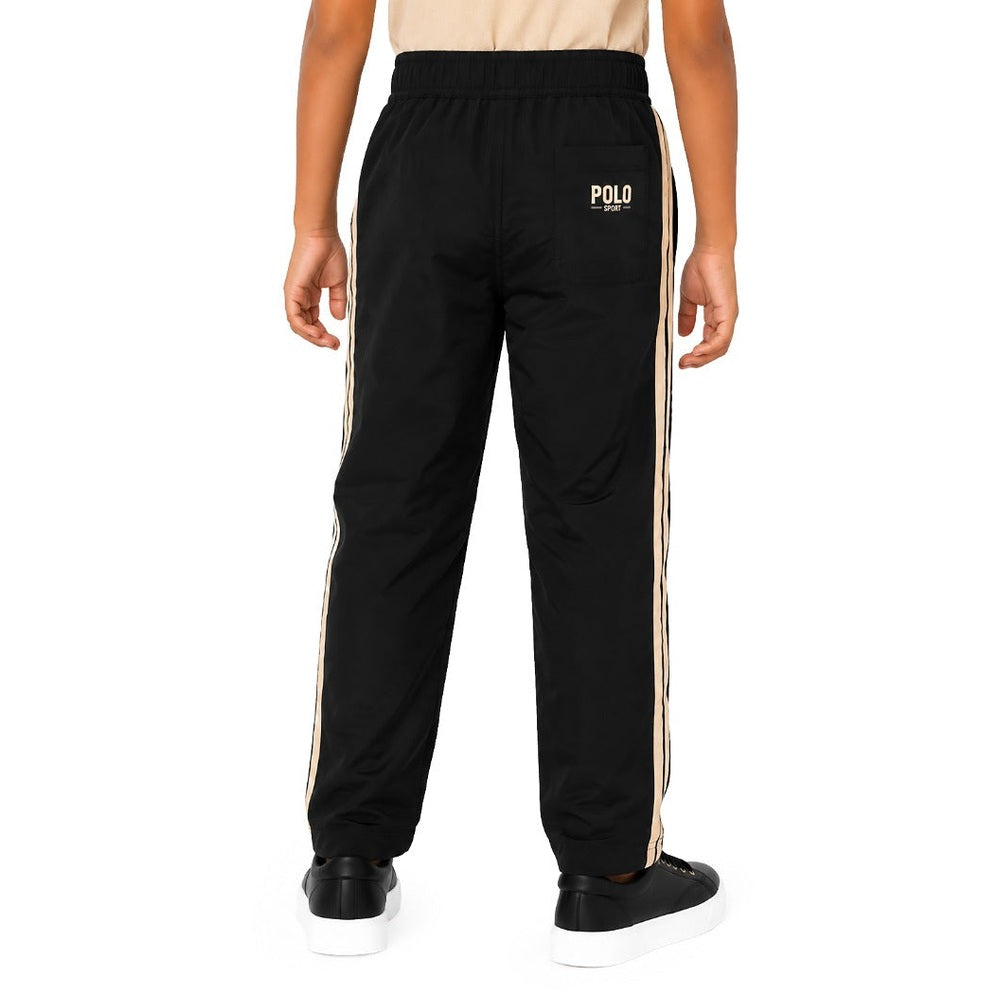 Polo Boys Roger Sport Cargo Pants In Black/Gold