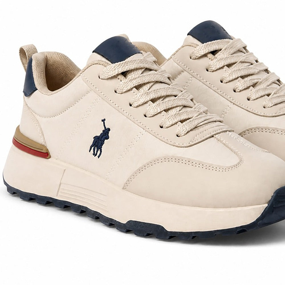 Polo Mens T-Toe Runner Sneakers In Stone Multi