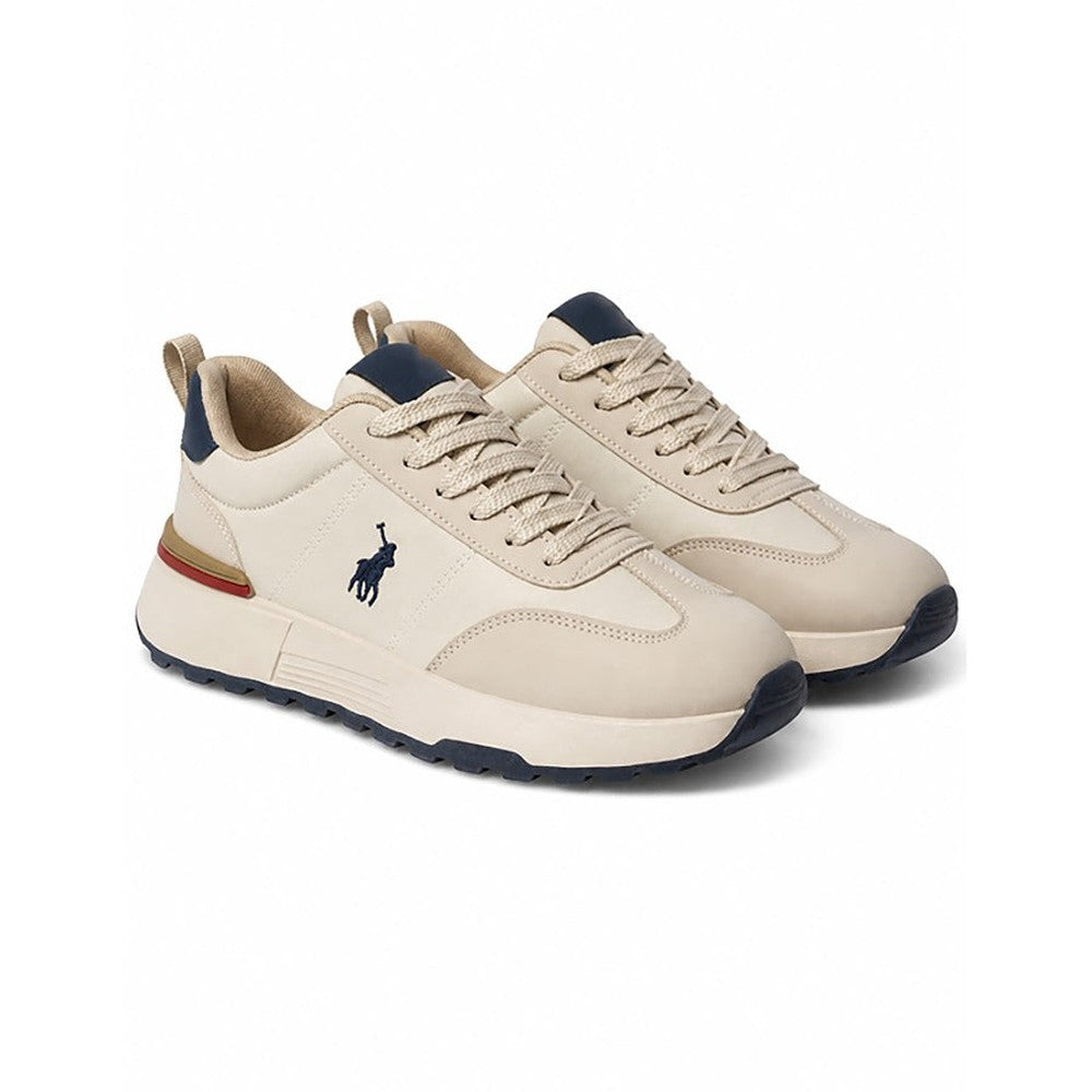 Polo Mens T-Toe Runner Sneakers In Stone Multi