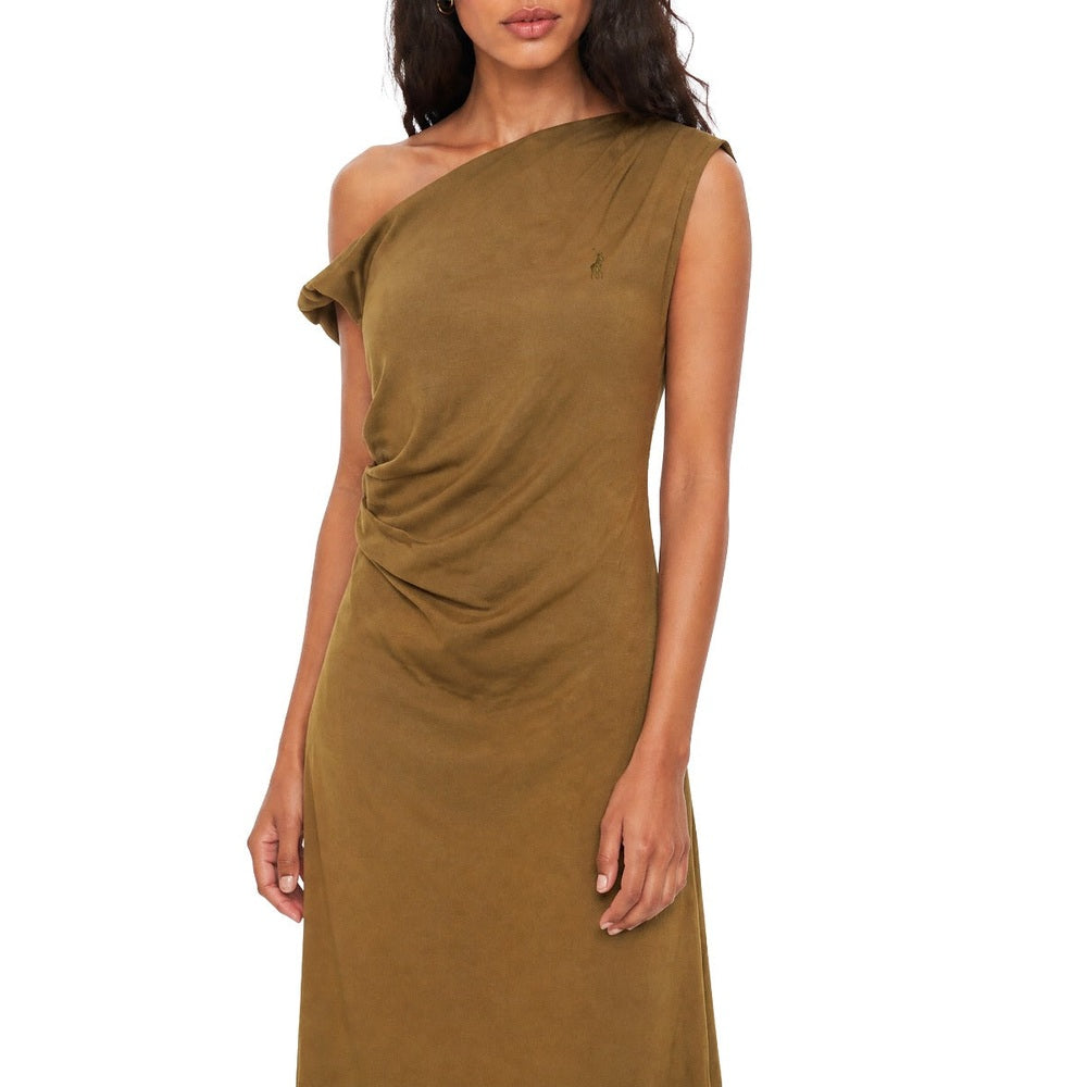 Polo Womens Poppy Sleeveless Rouge Dress In Green