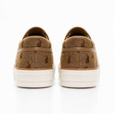 Polo Womens Jacquard Platform Slip-On Shoes In Stone